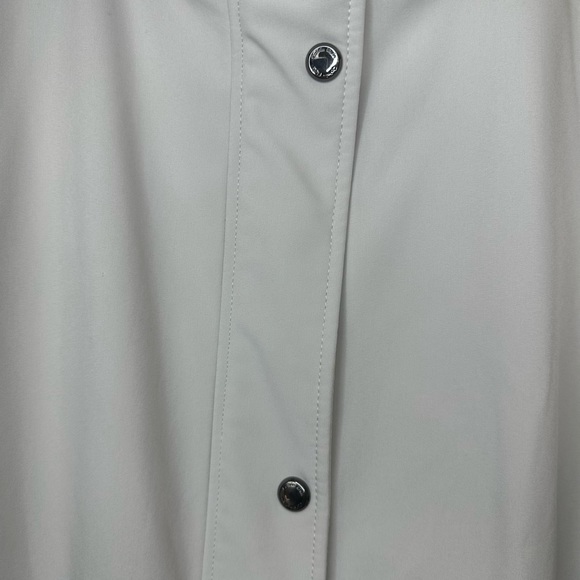 Calvin Klein Off White Long Jacket Size XXL - Picture 4 of 14